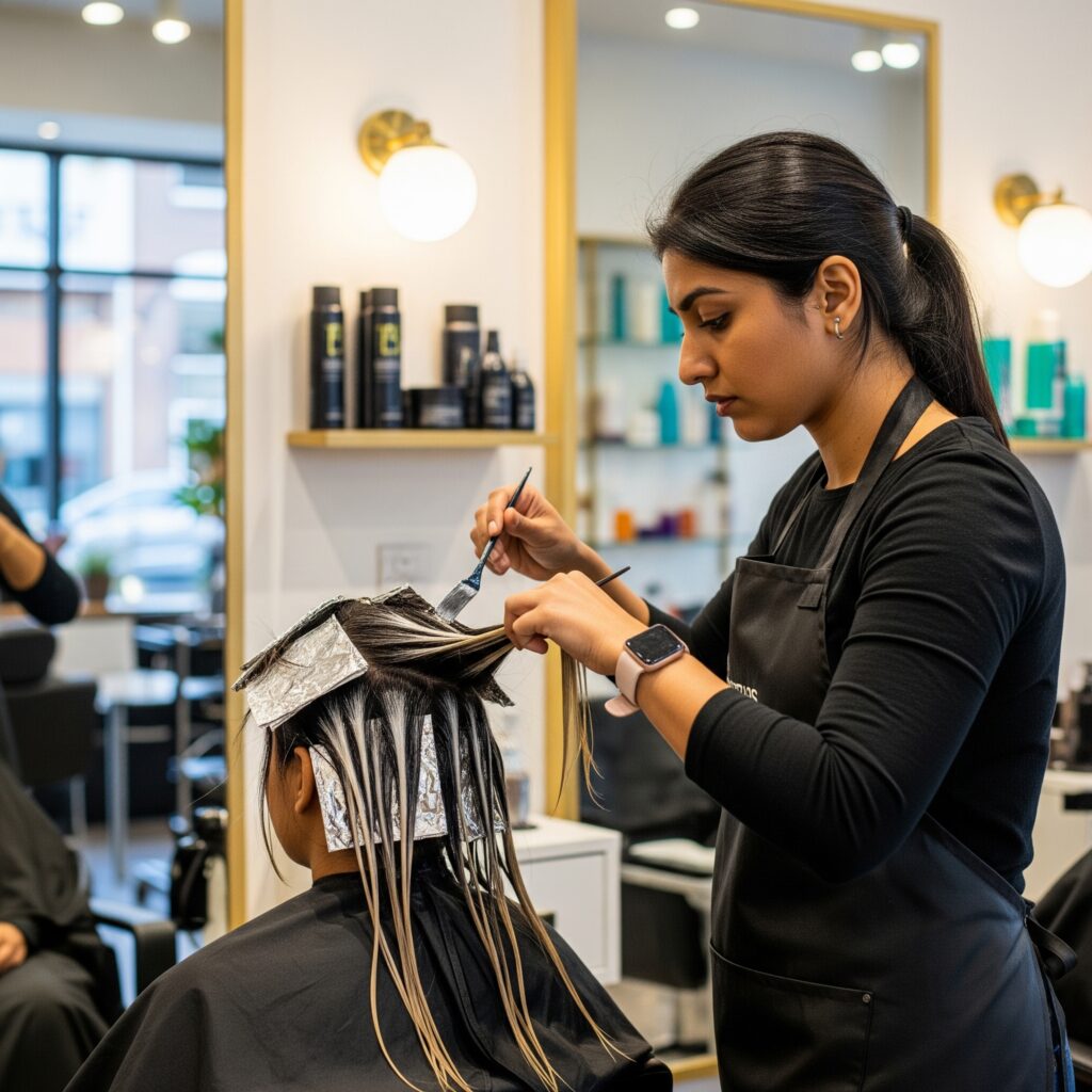 Global Hair Color vs Highlights